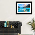 Grey Glacier at Sunset Wall Art