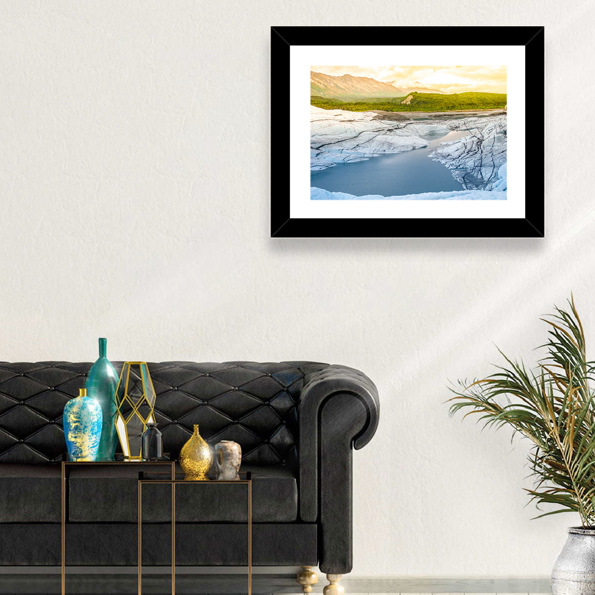 Matanuska Glacier at Sunset Wall Art