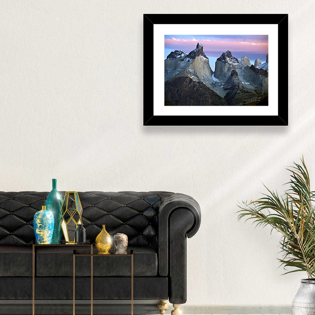 Los Cuernos Peak Valley, Torres Del Paine Wall Art