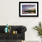 Ohio River Paden City at Dusk Wall Art