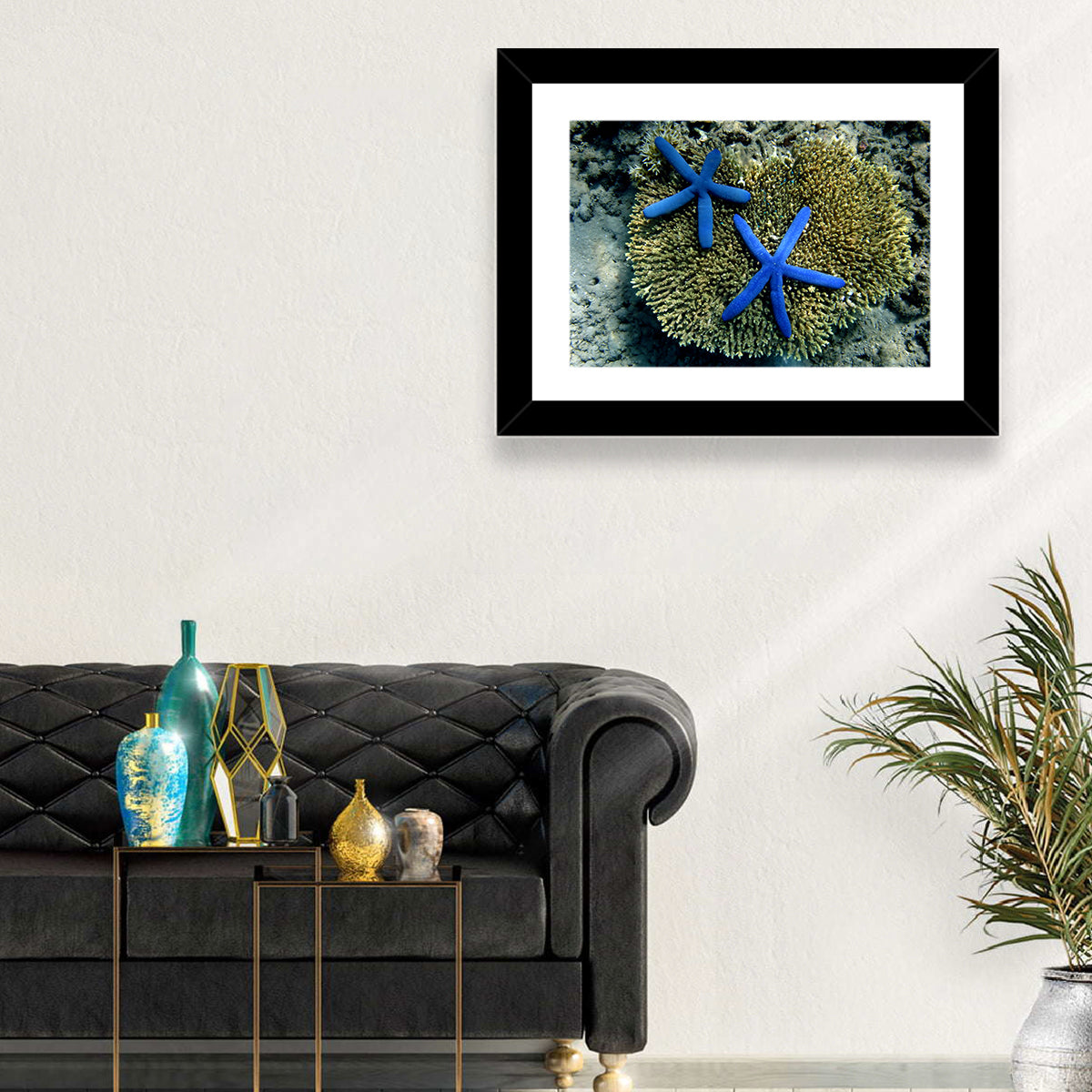 Blue Starfish Wall Art