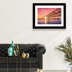Crescent City Connection at Sunset Wall Art