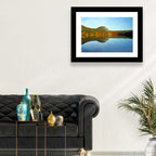 Echo Lake Autumn Reflection Wall Art
