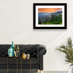 Zhangjiajie Forest at Sunset Wall Art