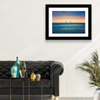 Øresund Bridge at Sunset Wall Art