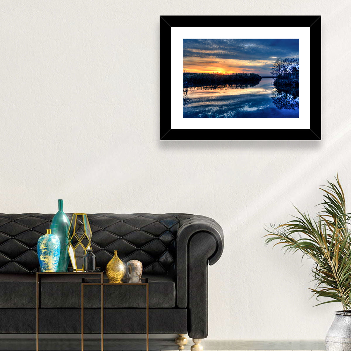 Louisiana Bayou Sunset Wall Art