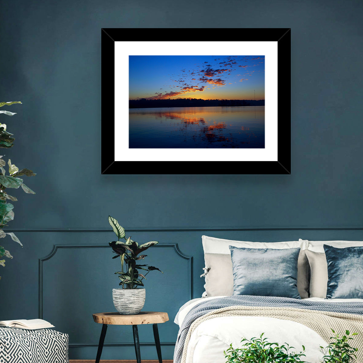 Lake Livingston Sunset Reflection Wall Art