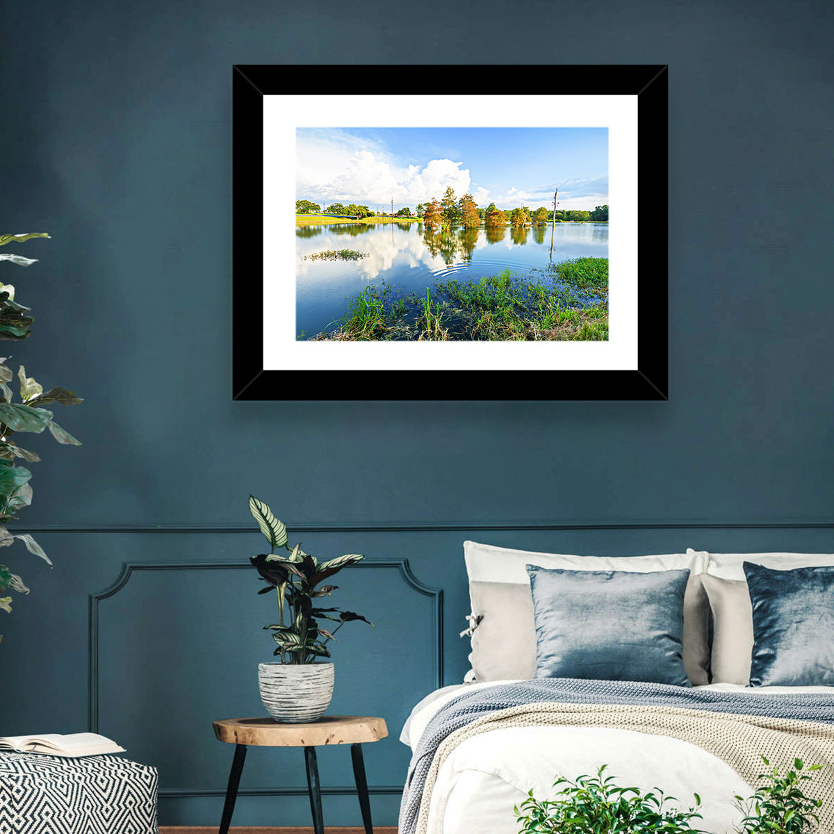 Lafayette Bayou Reflection Wall Art