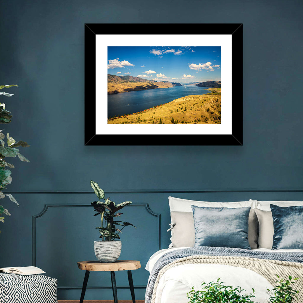 Kamloops Lake Shoreline View Wall Art