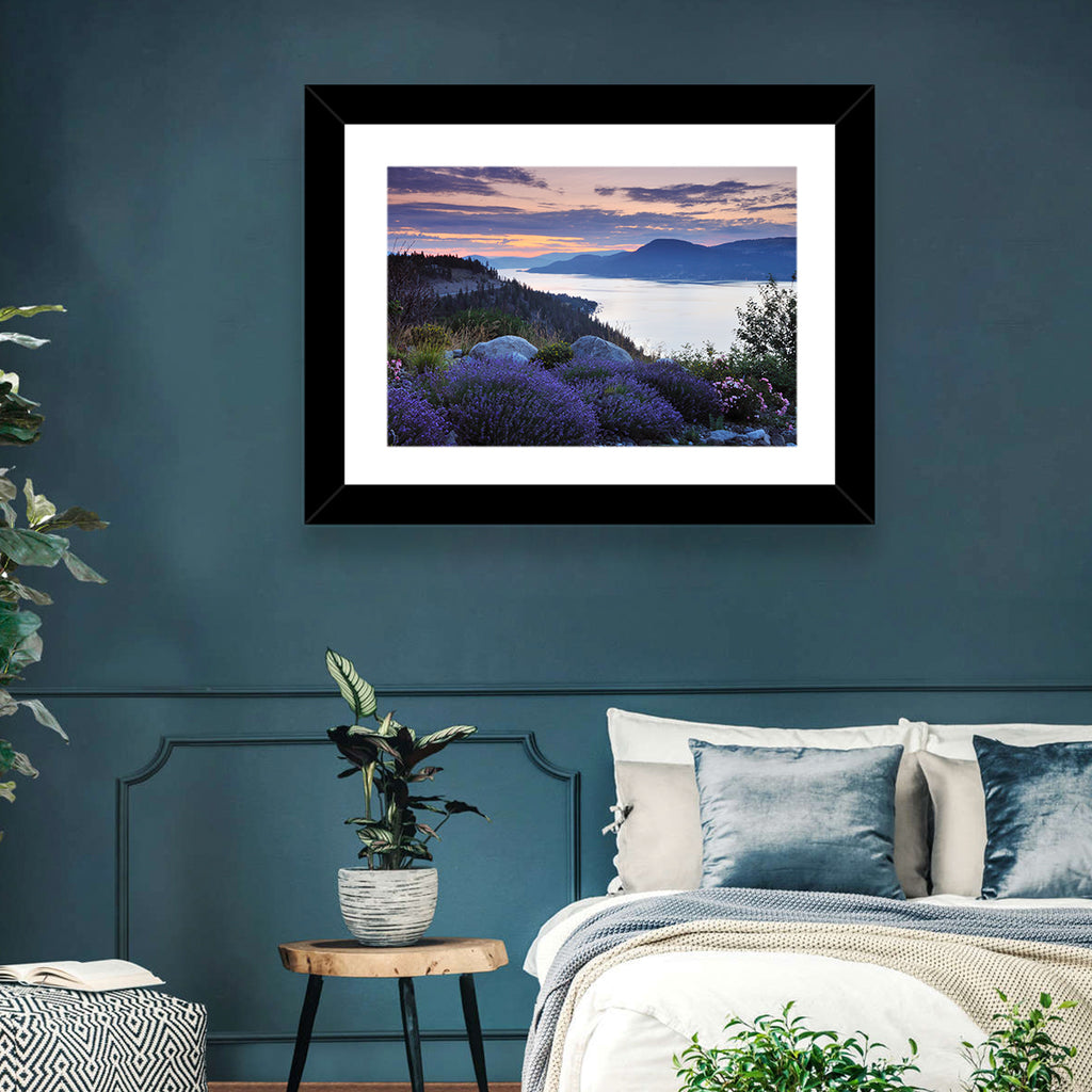 Okanagan Lavender Lake Wall Art