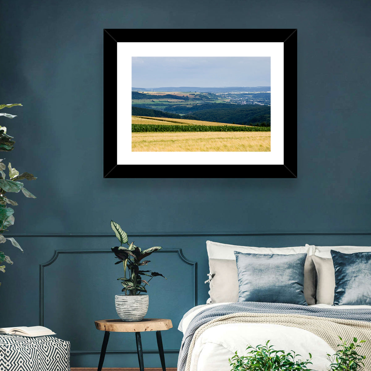 Village Grainfields Wall Art