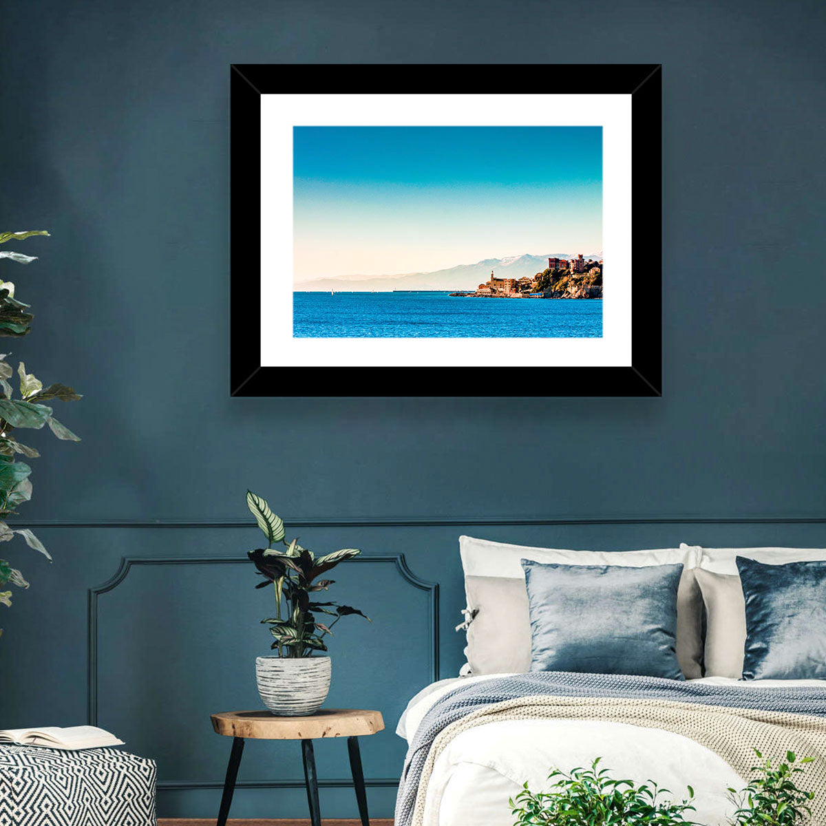Genoa Coastal Seascape Wall Art
