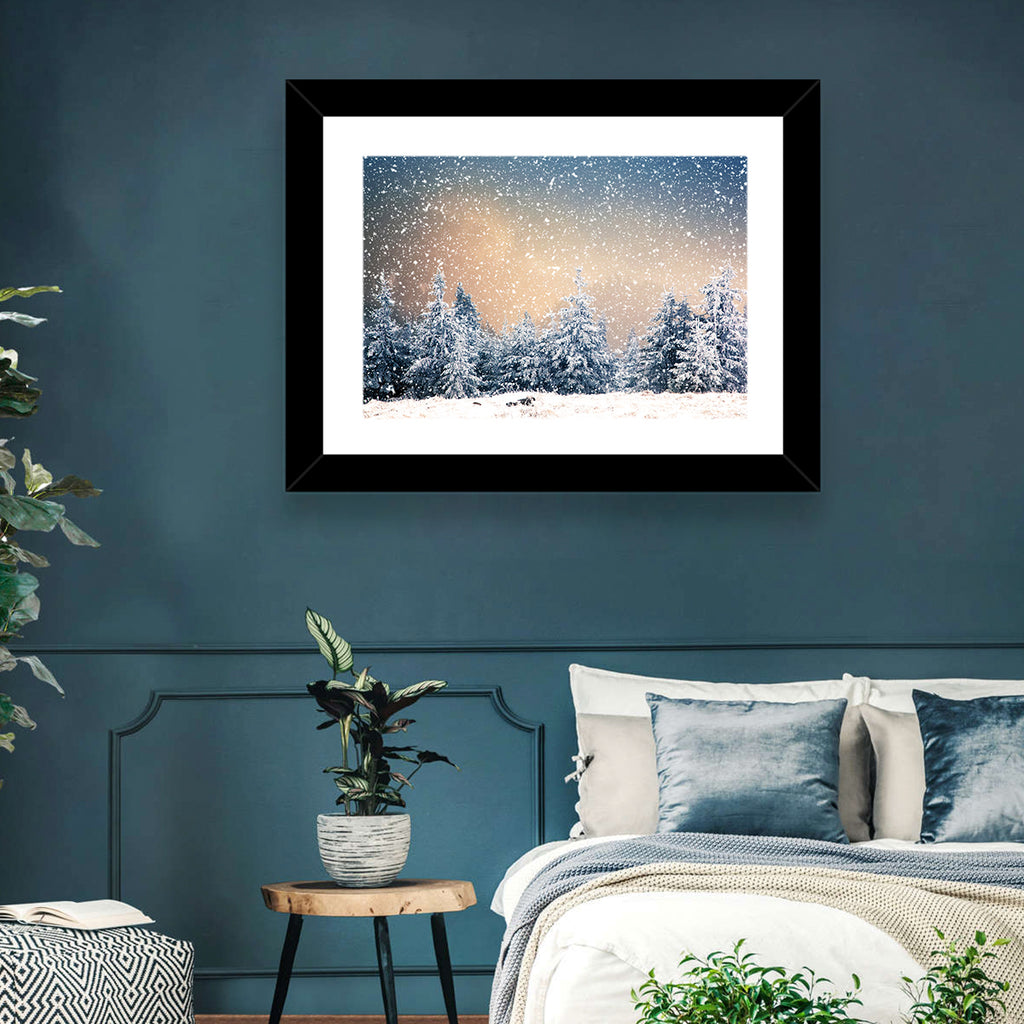 Winter Forest Wonderland Wall Art