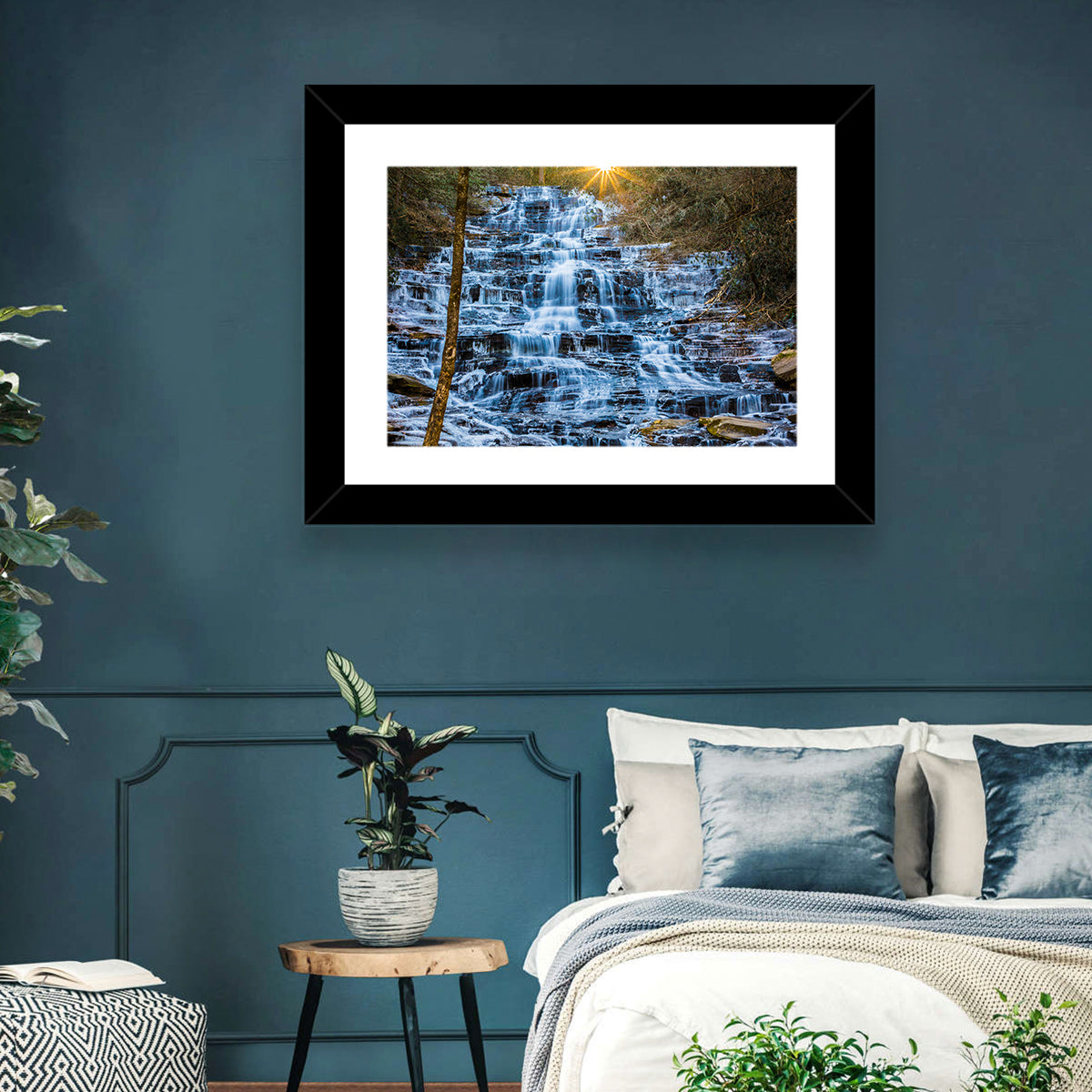 Minnehaha Falls Winter Cascade Wall Art