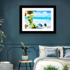 Mojito Beach Scene Wall Art