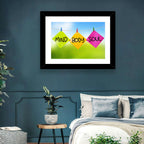 Mind Body Soul Paper Trio Wall Art