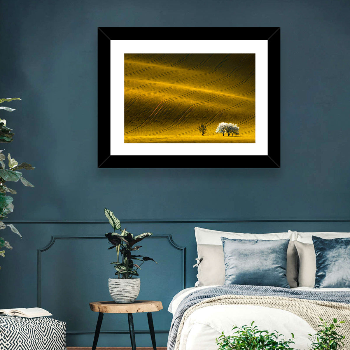 Golden Hour Rapeseed Field Wall Art