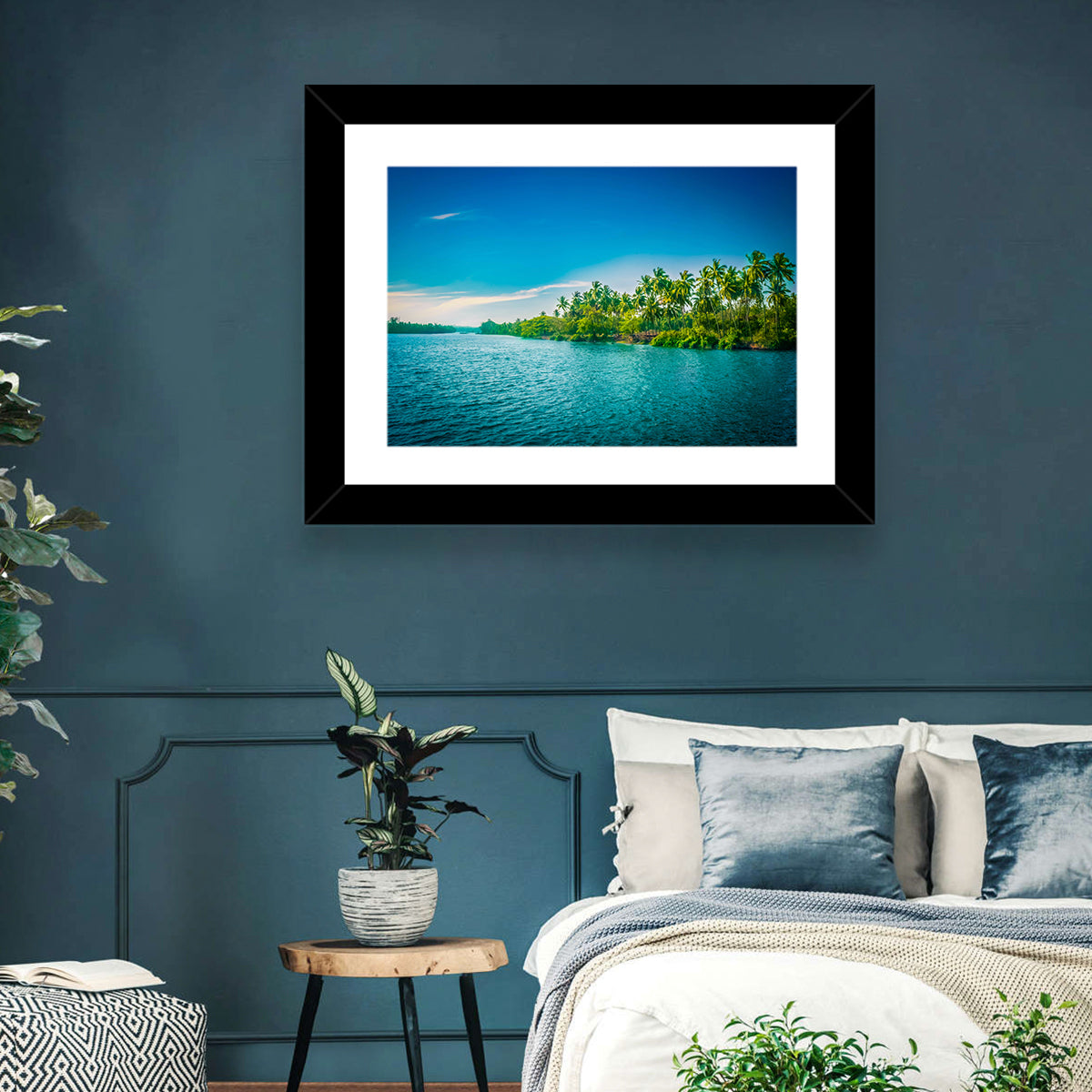 Tropical River in India Wall Art