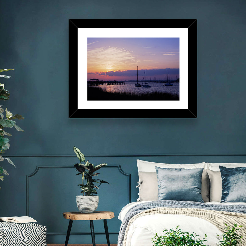 South Carolina Coastal Harbor Wall Art