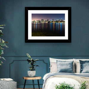 Oakland Skyline from Lake Merritt Wall Art