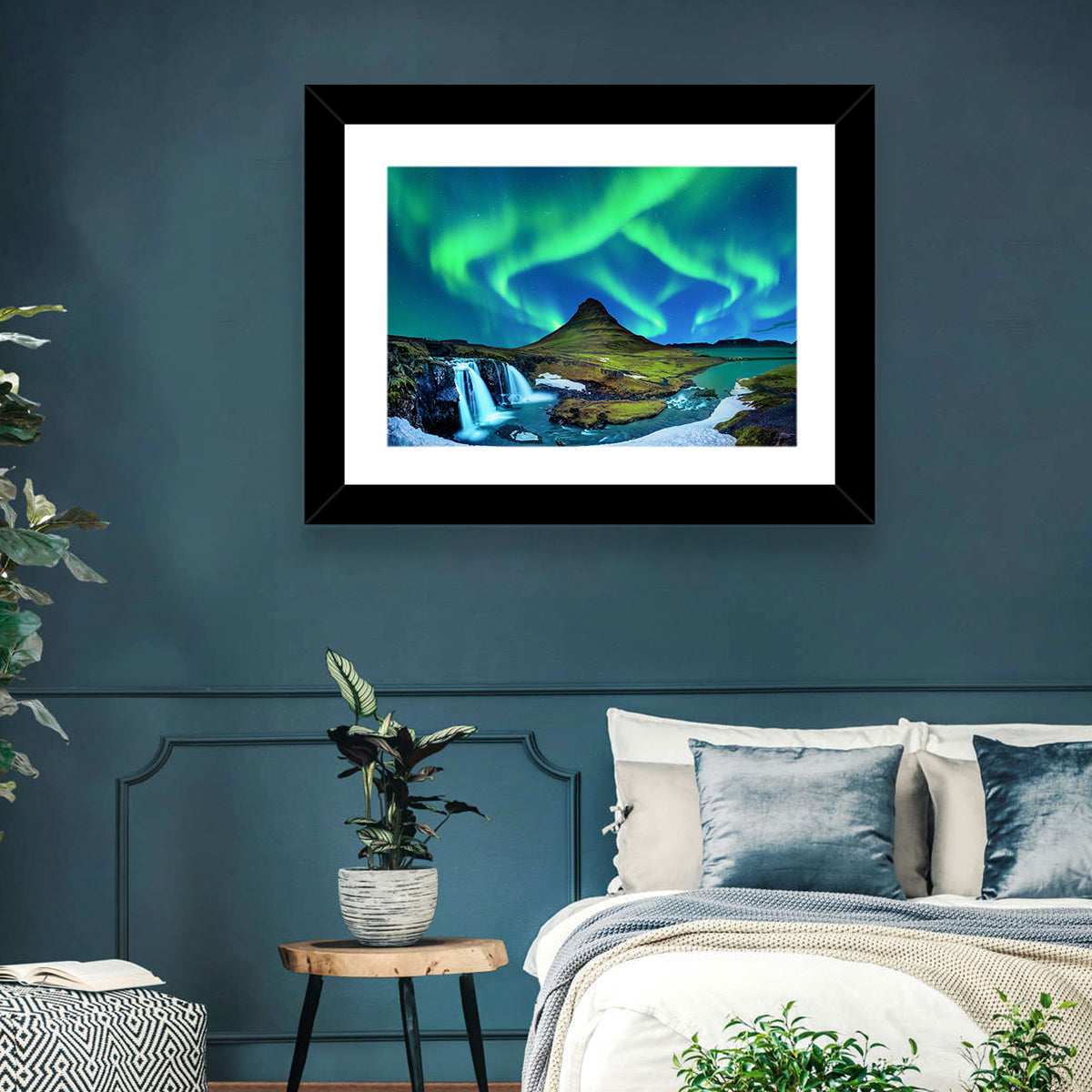 Aurora Borealis Kirkjufell Wall Art