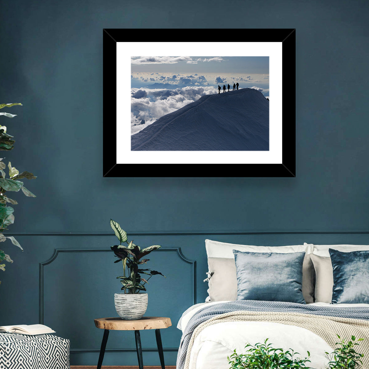 Above the Clouds Wall Art in a room, landscape