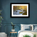 Autumn Mountain Stream Wall Art
