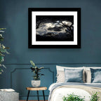Storm Clouds Over Silhouetted Trees Wall Art