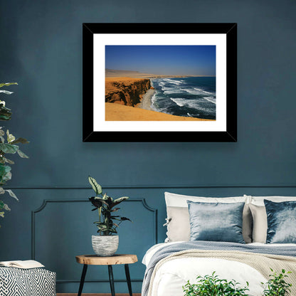 Peru Red Beach Wall Art