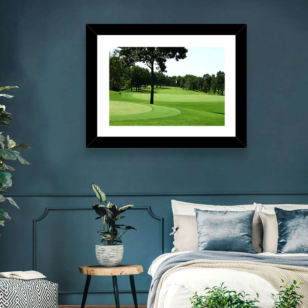 Oklahoma Golf Course Greens Wall Art