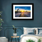 Lake Zorinsky Winter Sunrise Wall Art