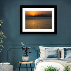 Lake Sevan Sunset Reflection Wall Art