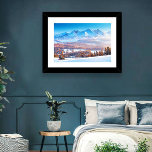 Snowy Mountain Peaks Wall Art