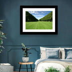 Tree-lined Manicured Lawn Wall Art