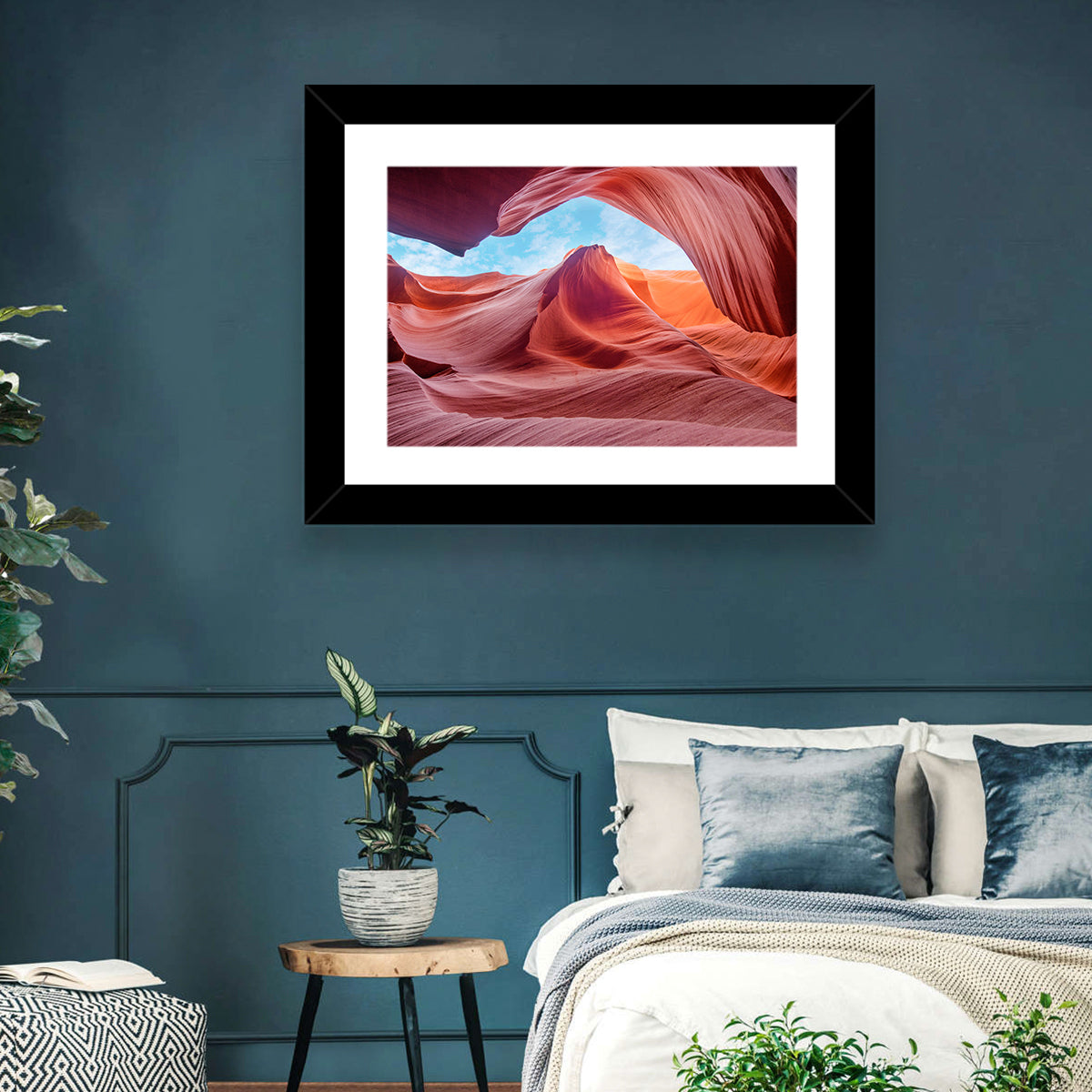 Antelope Canyon, Page Wall Art in a room, landscape