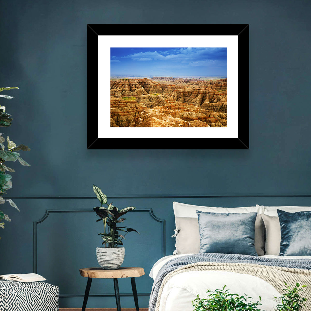 Badlands National Park Ii Wall Art in a room, landscape