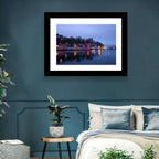 Tobermory Harbour at Twilight Wall Art