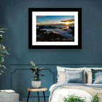 Thor's Well Sunset, Oregon Coast Wall Art