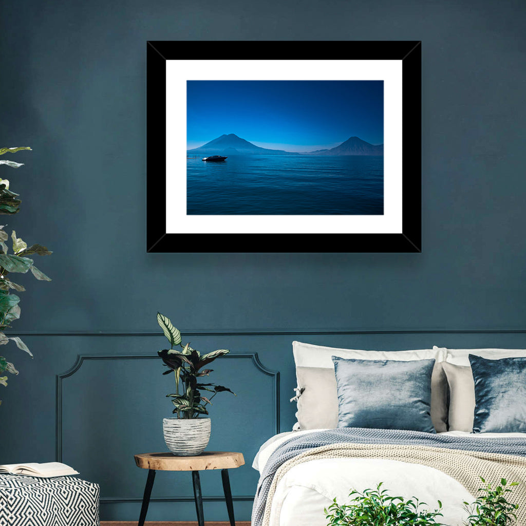 Boat on Lake Atitlán Wall Art