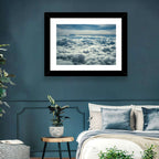 Aerial View Above Clouds Wall Art