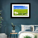 Spring Daisy Meadow Wall Art