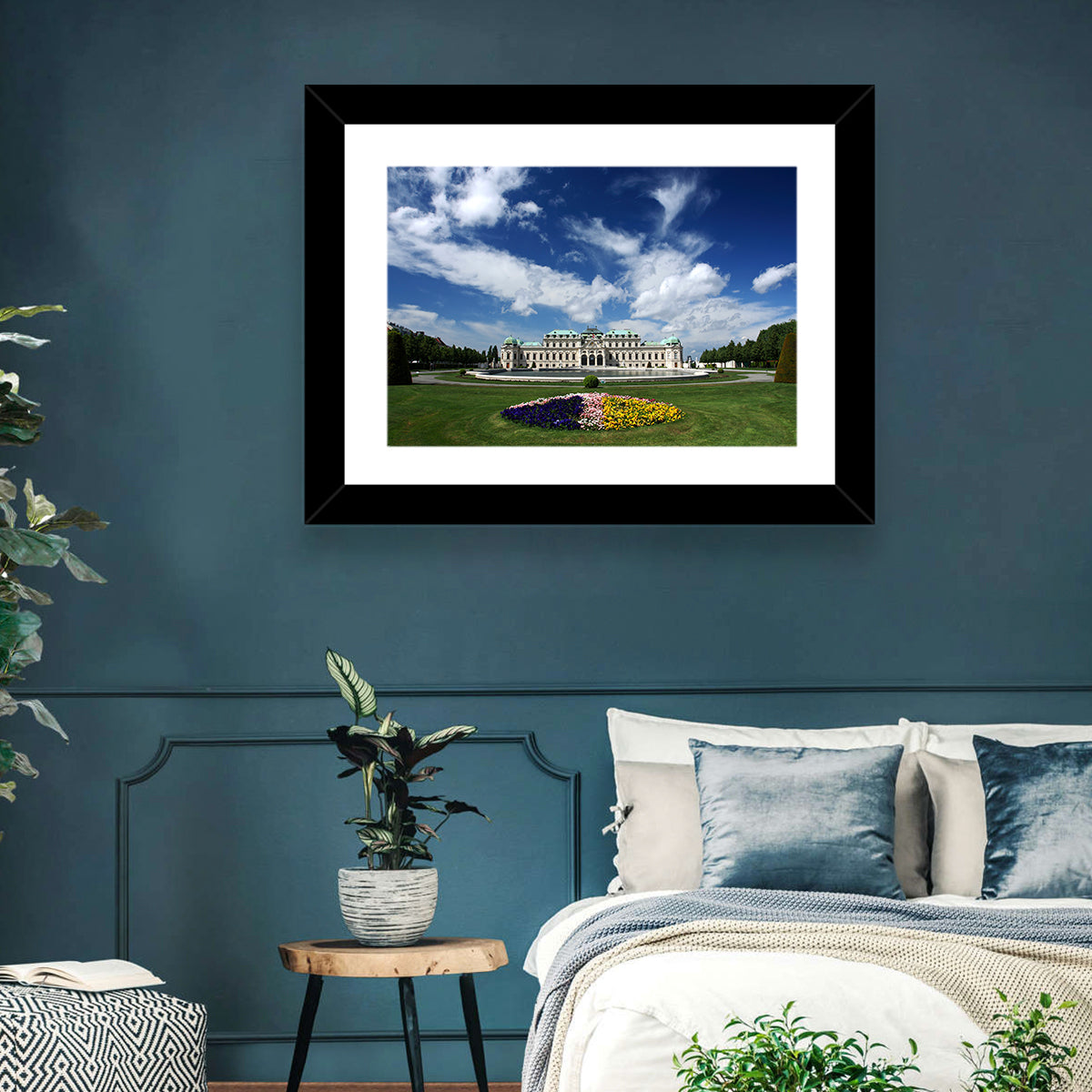 Upper Belvedere Palace Vienna Wall Art in a room, landscape