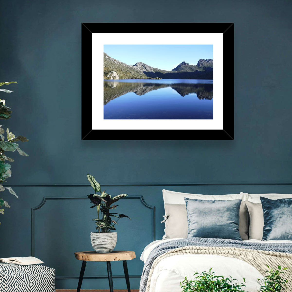 Dove Lake, Cradle Mountain Wall Art in a room, landscape