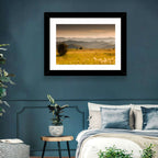 Golden Hour Countryside Hills Wall Art