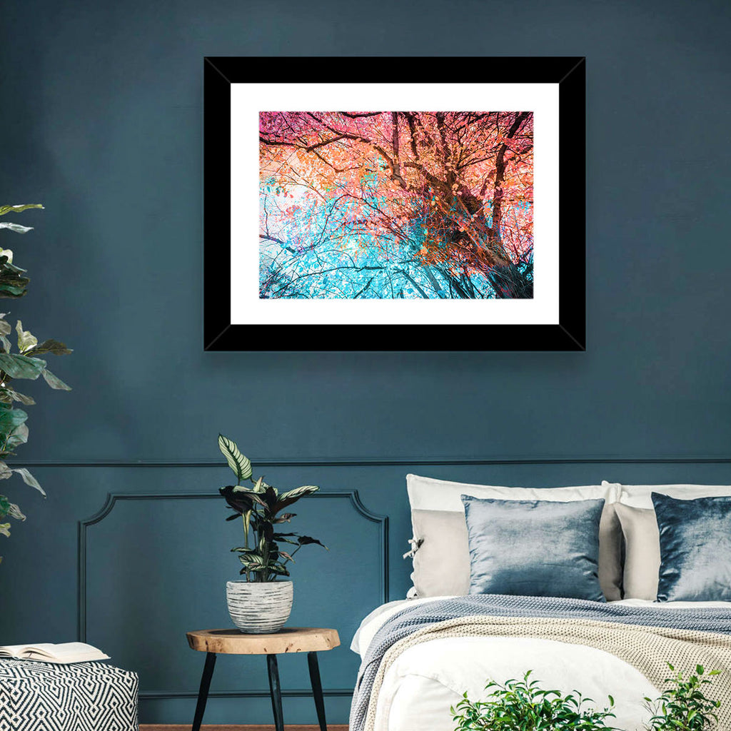 Autumn Canopy Abstract Wall Art