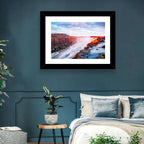 Golden Hour Selfoss Falls Rainbow Wall Art