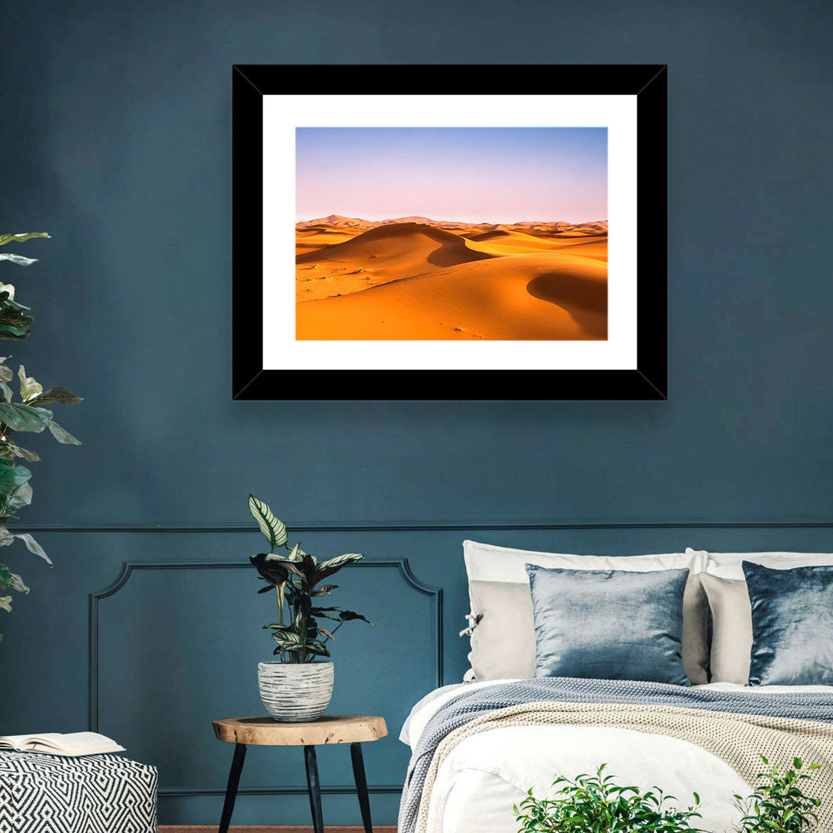 Golden Sahara Dunes Wall Art