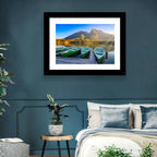Moored Boats at Hintersee Wall Art