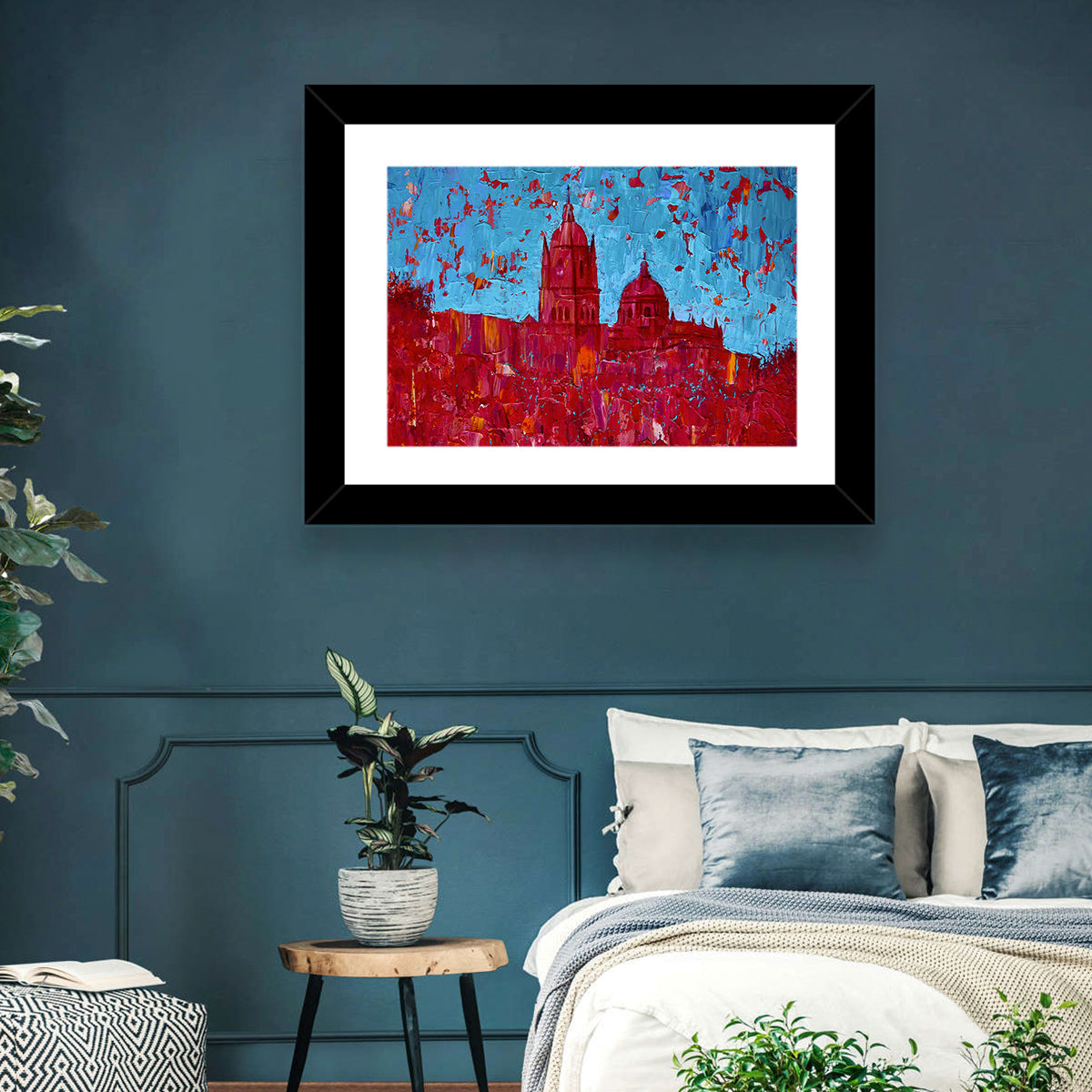 New Cathedral of Salamanca Wall Art in a room, landscape