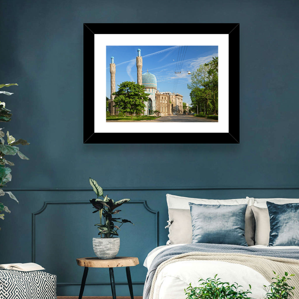 Saint Petersburg Mosque Blue Dome Wall Art